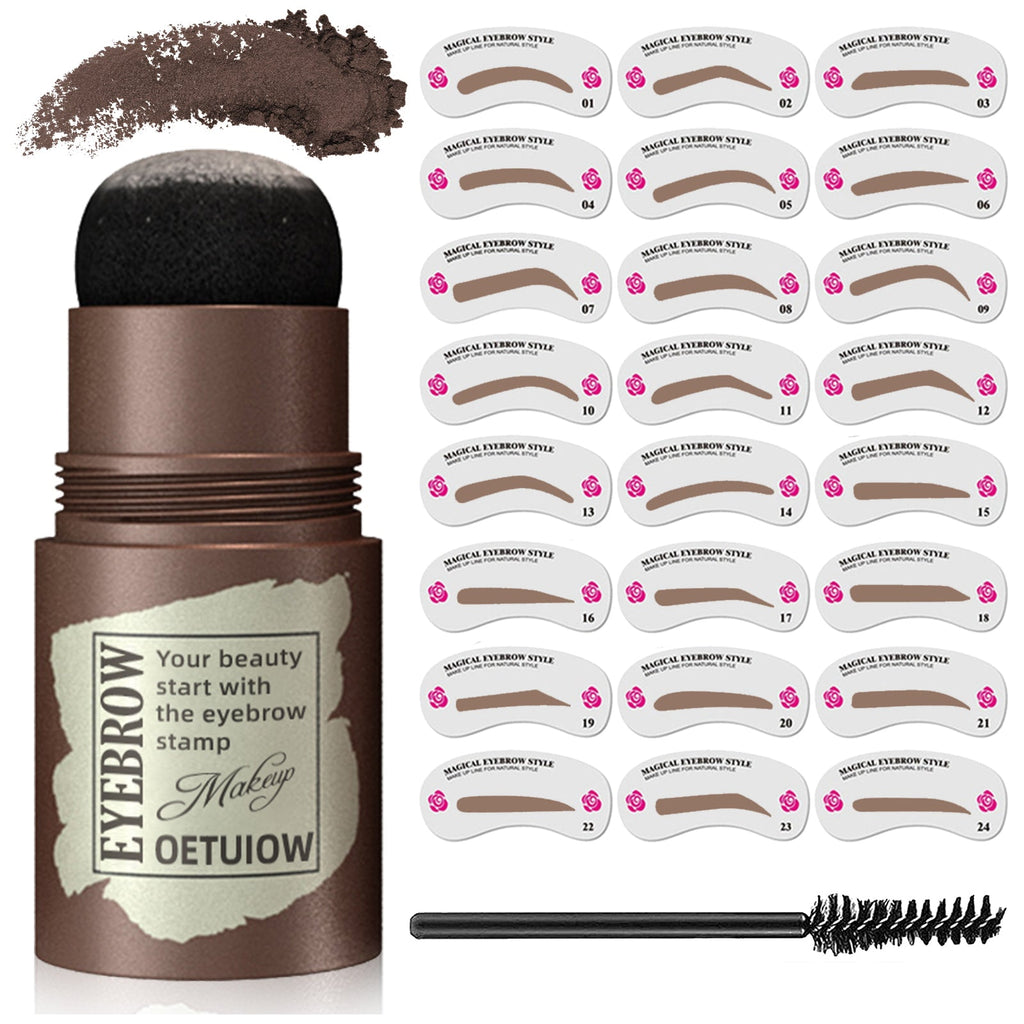 Eyebrow Stamp with 24 Brow Shaping Kit