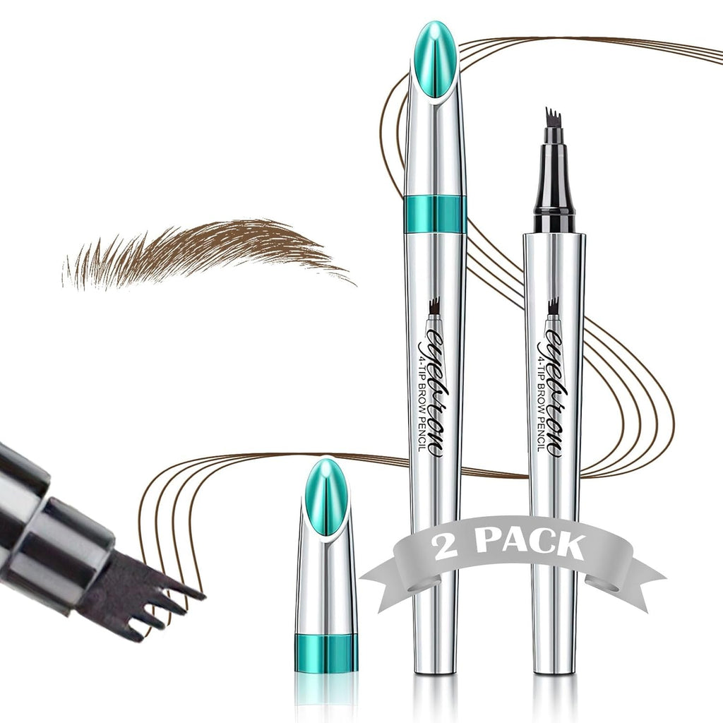 4-Fork-Tip Eyebrow Pencils with Microblading