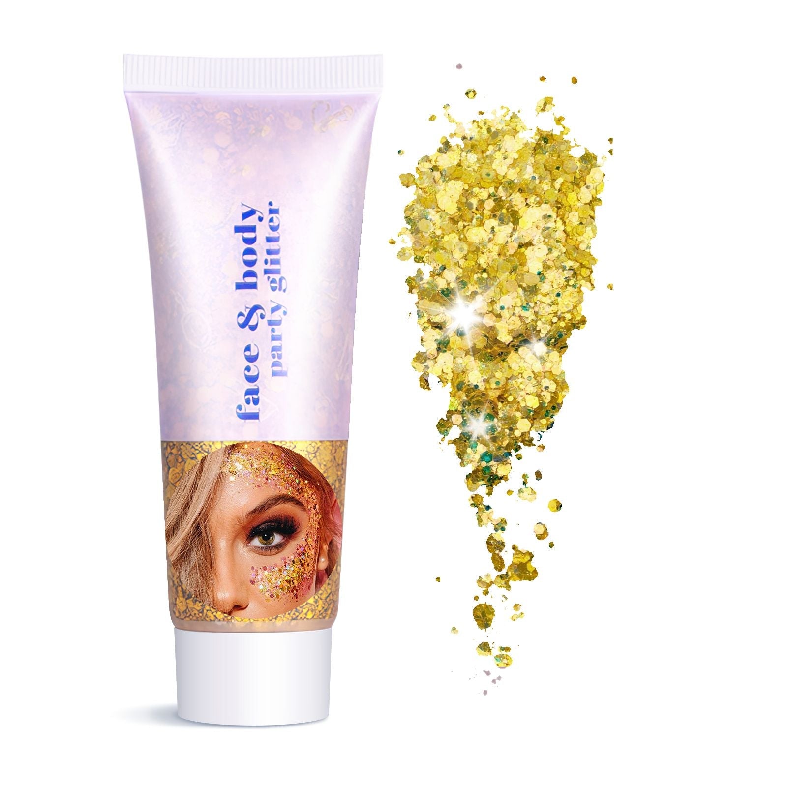 Body Face Glitter Makeup