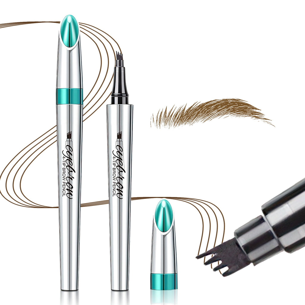 4-Fork-Tip Eyebrow Pencils with Microblading