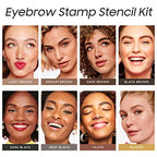 Eyebrow Stamp with 24 Brow Shaping Kit