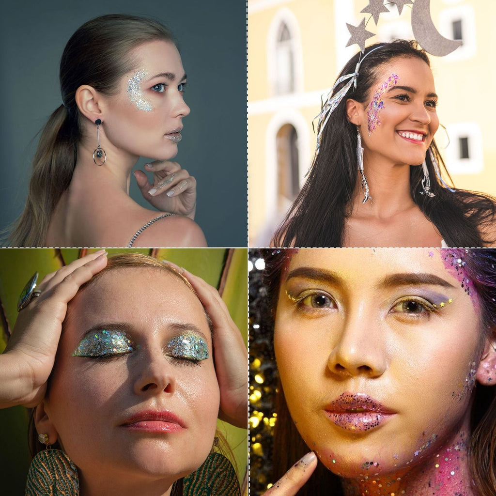 Body Face Glitter Makeup