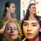 Body Face Glitter Makeup