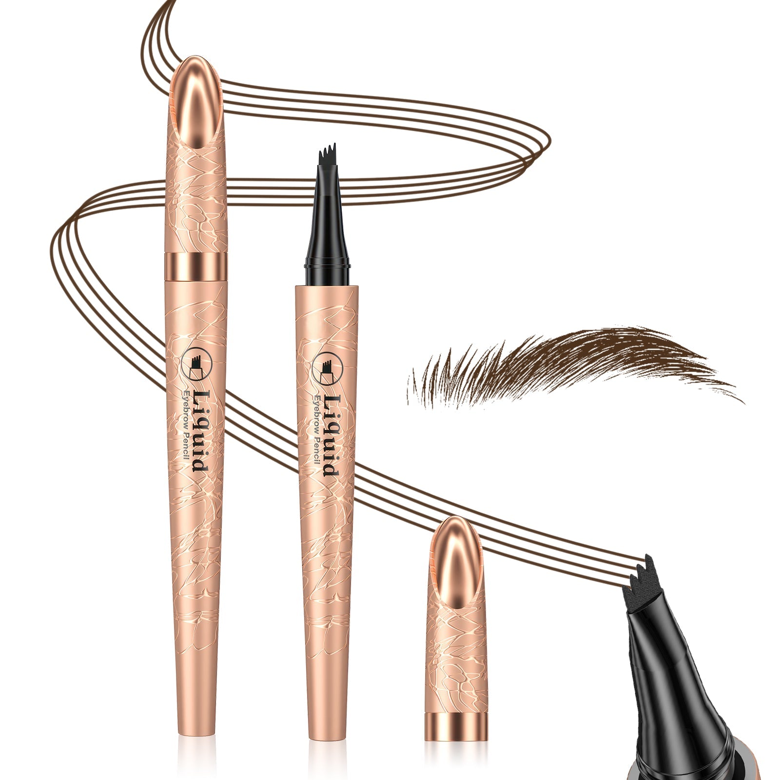 Long-Lasting Waterproof Eyebrow Pencil