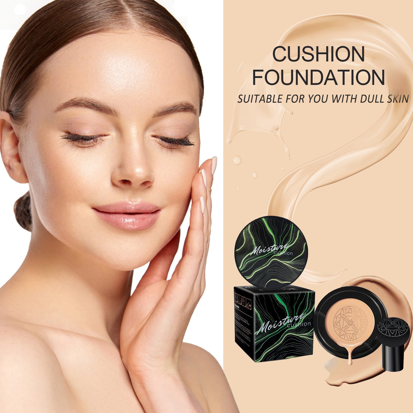 Breathable Foundation Makeup & Setting Powder