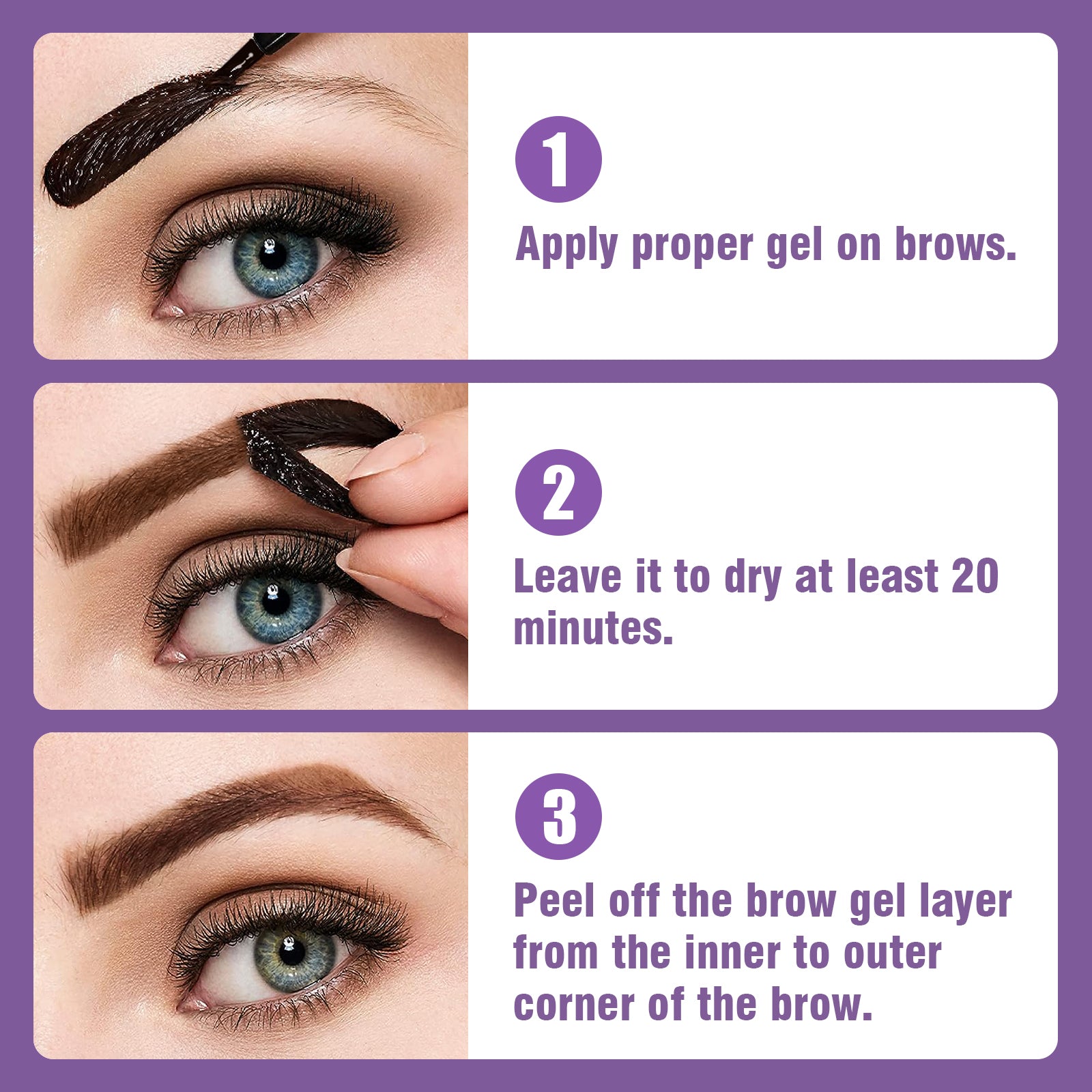 Eyebrow Gel Waterproof No Smudge