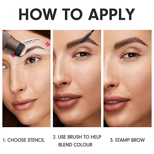 Eyebrow Stamp with 24 Brow Shaping Kit