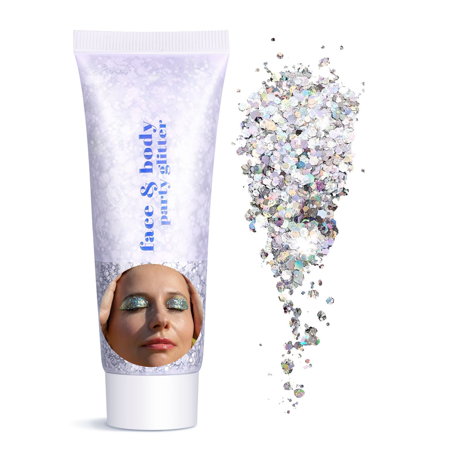 Body Face Glitter Makeup