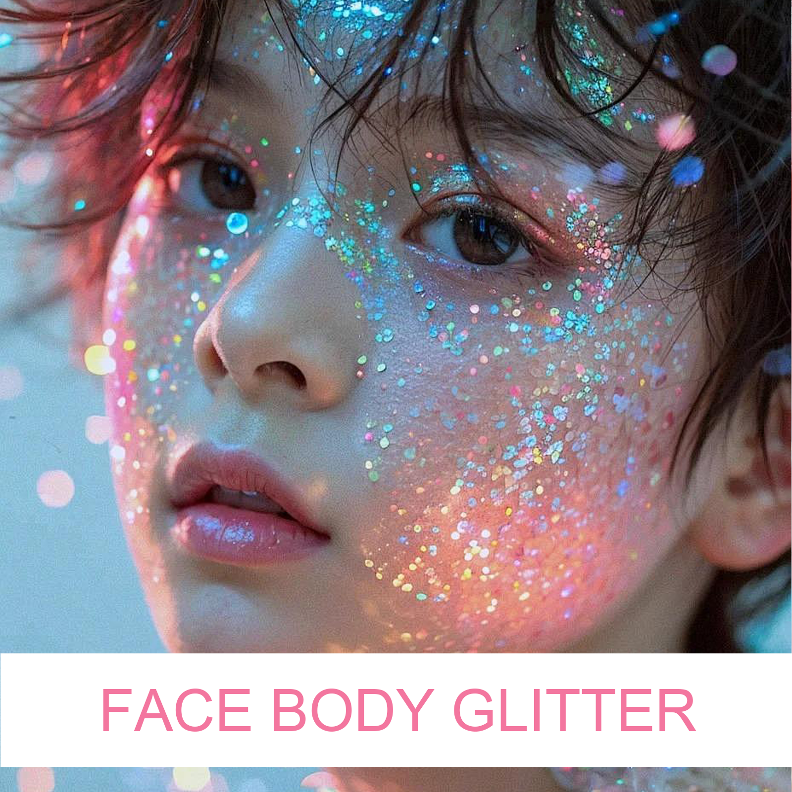 Body Face Glitter Makeup