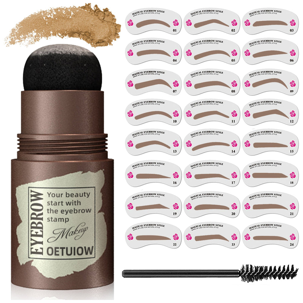 Eyebrow Stamp with 24 Brow Shaping Kit