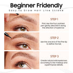 2-in-1 Dual-Ended Eyebrow Pencil with Brush