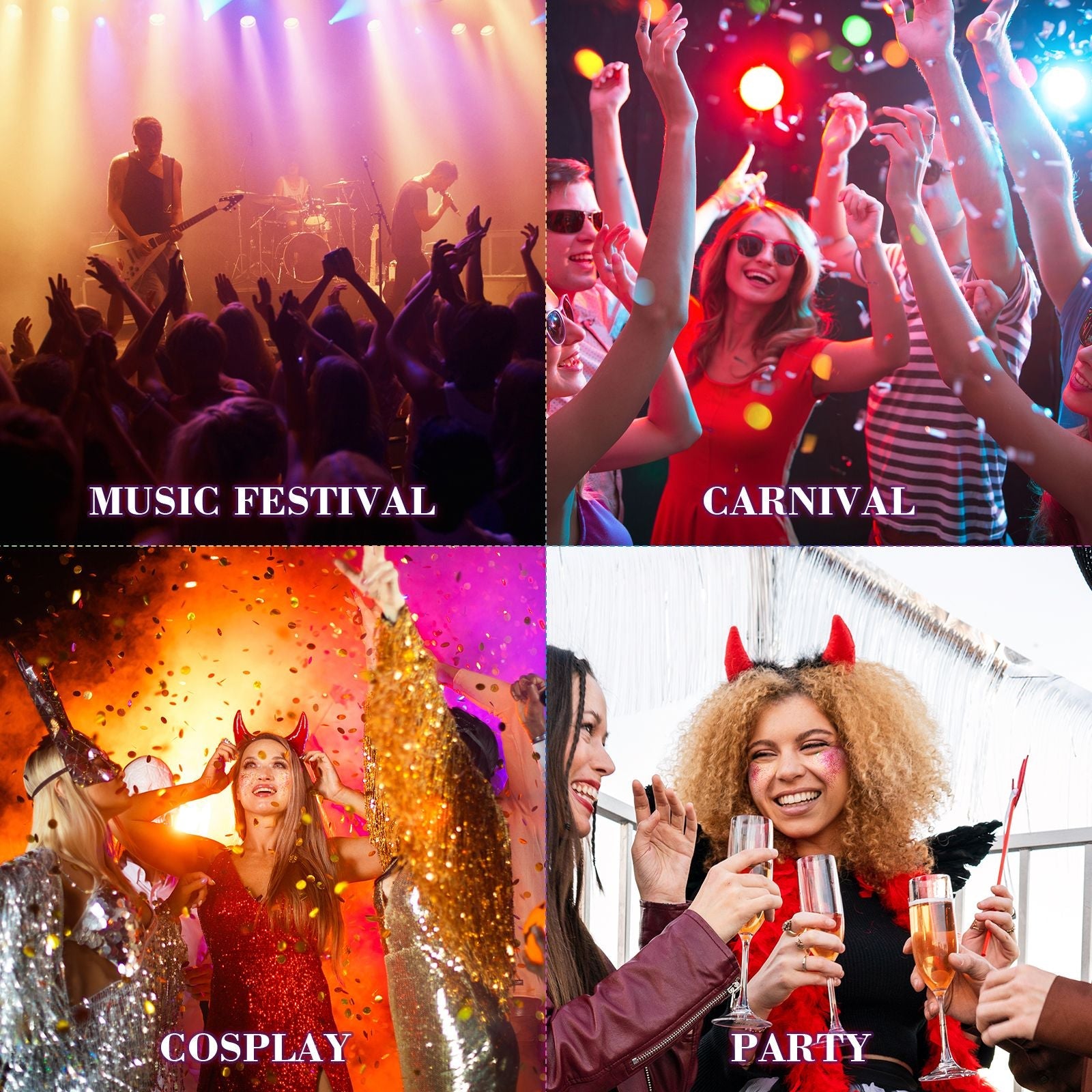 Body Face Glitter Makeup