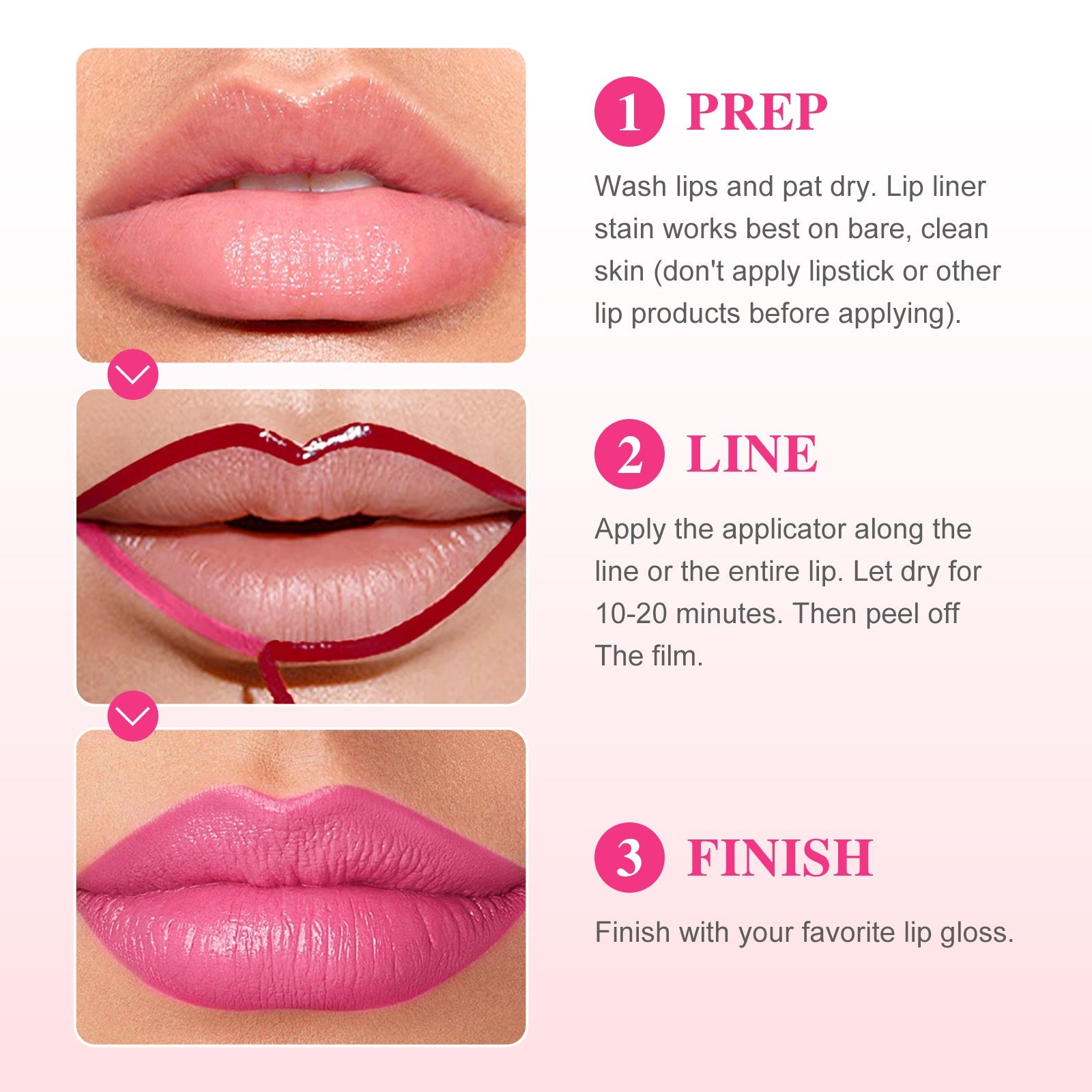 Peel Off Lip Stain Long-Lasting Waterproof