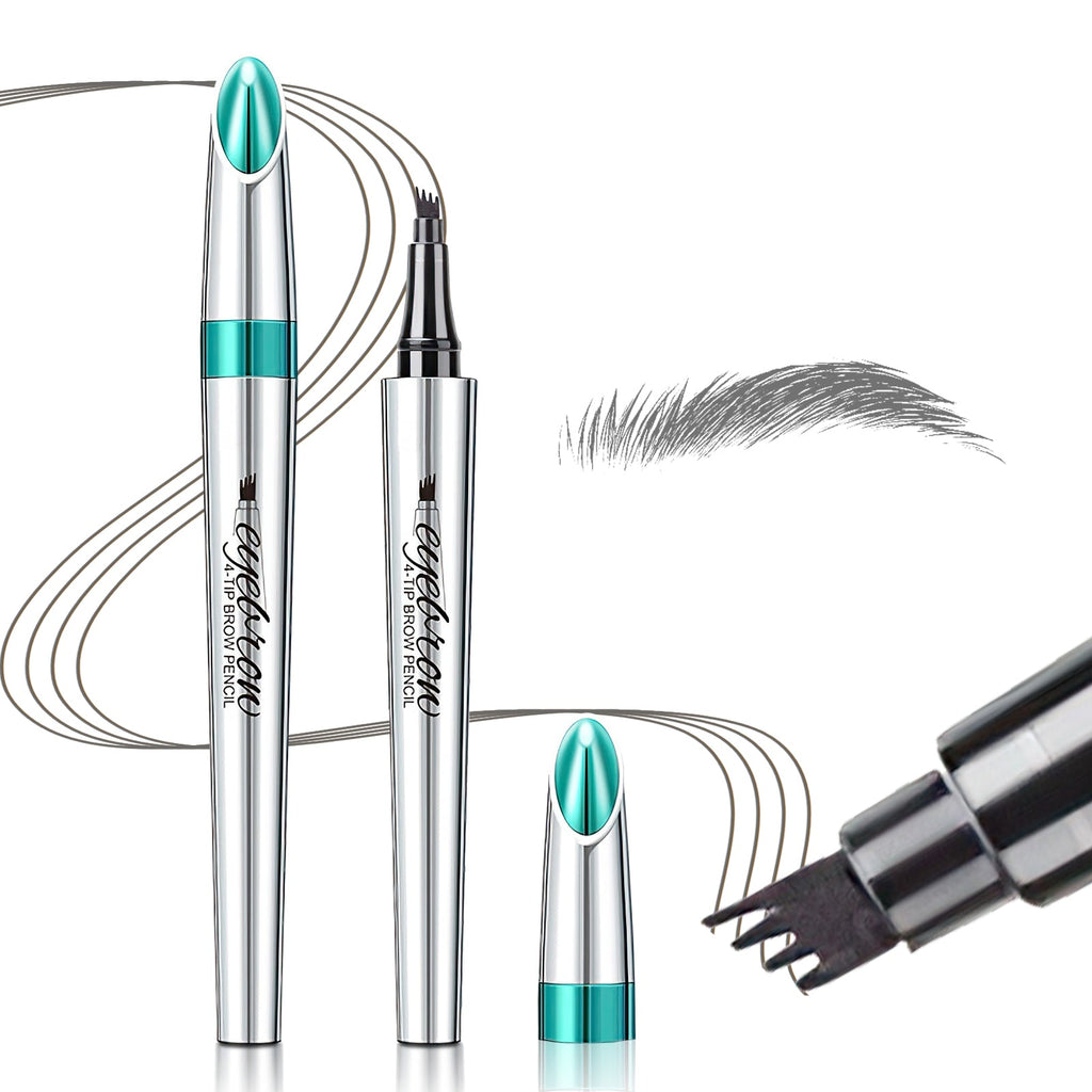 4-Fork-Tip Eyebrow Pencils with Microblading