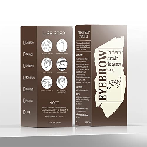 Eyebrow Stamp with 24 Brow Shaping Kit