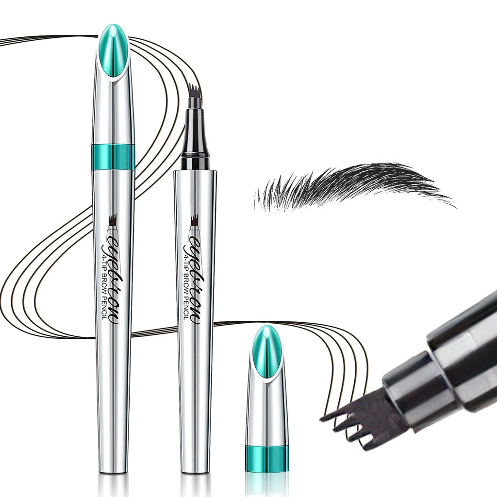 4-Fork-Tip Eyebrow Pencils with Microblading