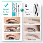 4-Fork-Tip Eyebrow Pencils with Microblading