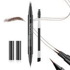 2-Fork Eyebrow Pencils Waterproof Long-Lasting