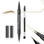 2-Fork Eyebrow Pencils Waterproof Long-Lasting