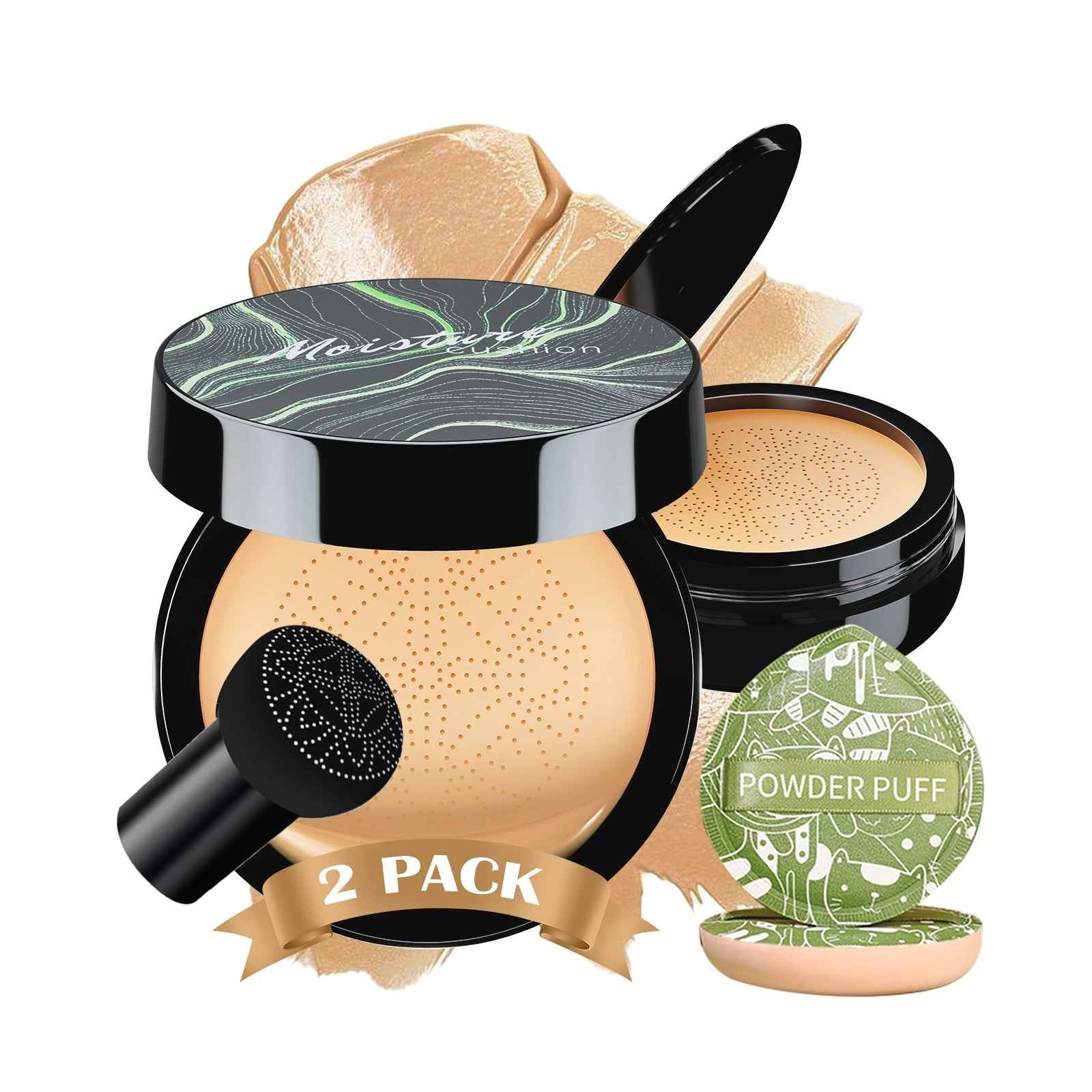 Tattoo Cover up Makeup Foundation with Power Puff Oil Control ...